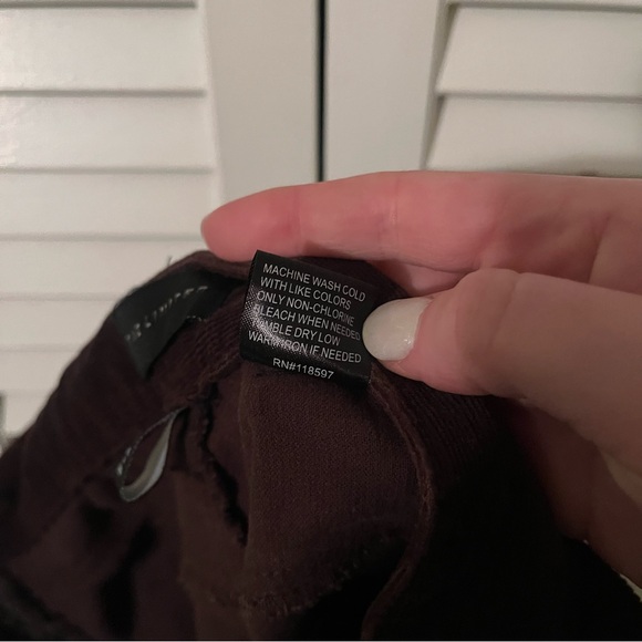 The Limited Chocolate Brown Corduroy Pencil Skirt Size 10 - Picture 4 of 10